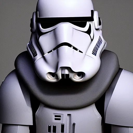 Prompt: stormtrooper without helmet wombat head, star wars, incredible detail, character concept art, fineline detail, cinematic quality, high octane, vray render