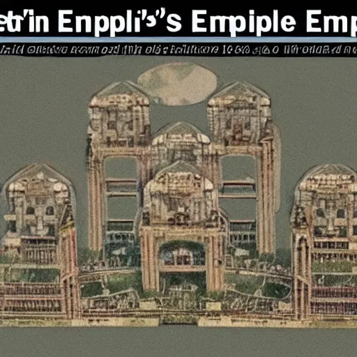 Image similar to stalin's empire architecture