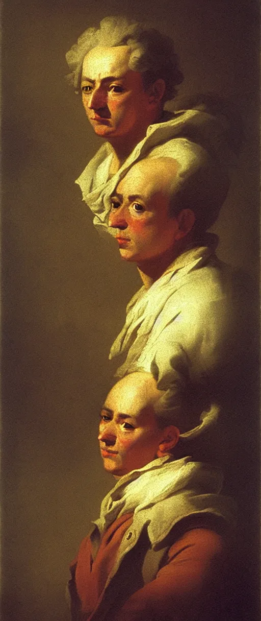 Image similar to Joseph Ducreux expressive portrait. Stunning.