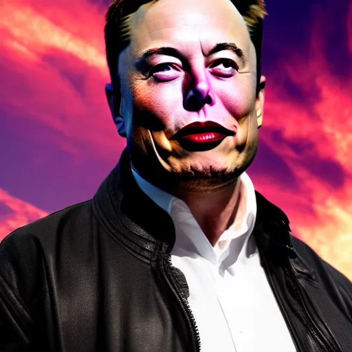 Prompt: elon musk head merged with thanos body, highly detailed, high quality, hd, 4 k, 8 k, canon 3 0 0 mm, professional photographer, 4 0 mp, lifelike, top - rated, award winning, realistic, sharp, no blur, edited, corrected, trending