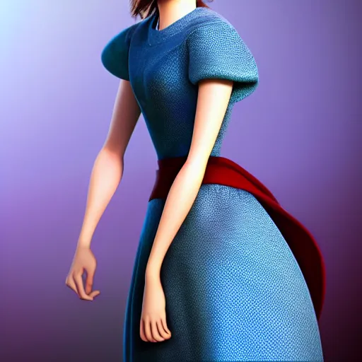 Image similar to emma watson new pixar disney dreamworks warner bros character, highly detailed, extremely high quality, hd, 4 k, 8 k, professional photographer, 4 0 mp, lifelike, top - rated, award winning, cinematic, realistic, detailed lighting, detailed shadows, sharp, no blur, edited, corrected, trending