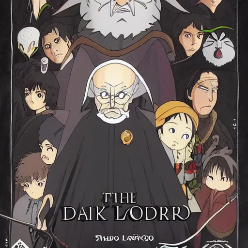 Image similar to the dark lord, by Studio Ghibli