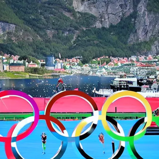 Image similar to Olympic Summer Games in Norway, 2060