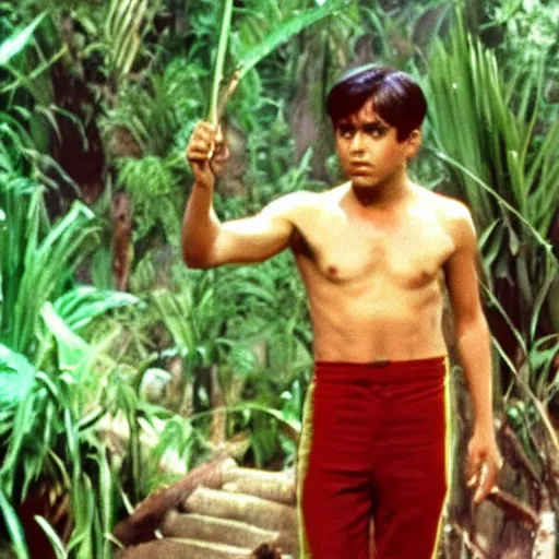 Image similar to still of xavi hernandez in the jungle book 1 9 6 7