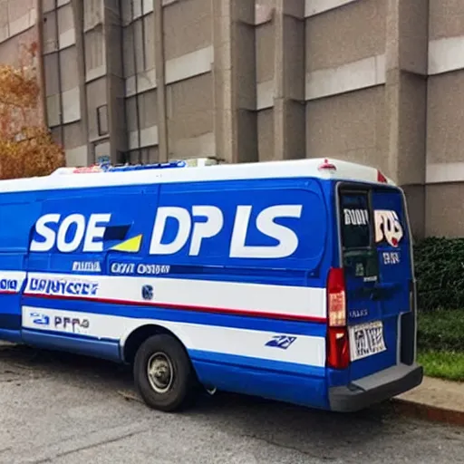 Image similar to usps van loaded with drugs, seized by the cops