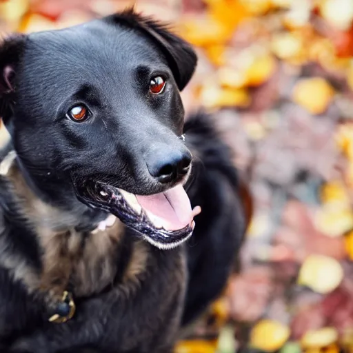 Image similar to dog with human smile