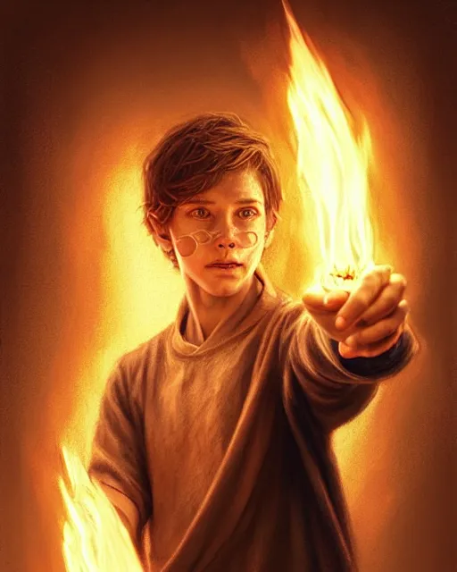 Prompt: a young wizard casting a fireball | | pencil sketch, realistic shaded, fine details, high detail, real life skin, freckles, 8 k, stunning detail, realistic shaded lighting poster by greg rutkowski, magali villeneuve, artgerm, jeremy lipkin and michael garmash and rob rey