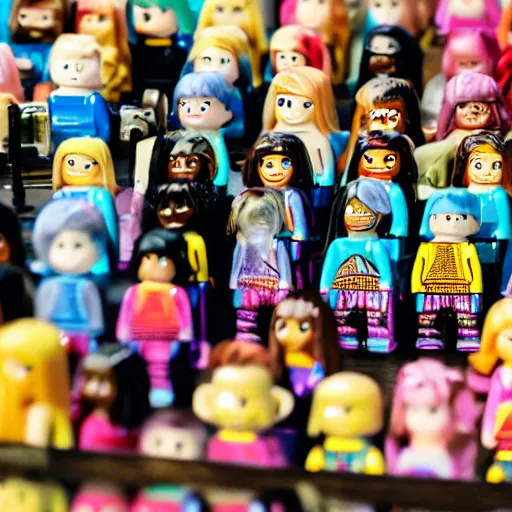 Image similar to beautiful girl minifigures for sale in amsterdam shop