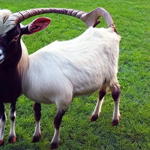 Prompt: taylor - swift - goat hybrid