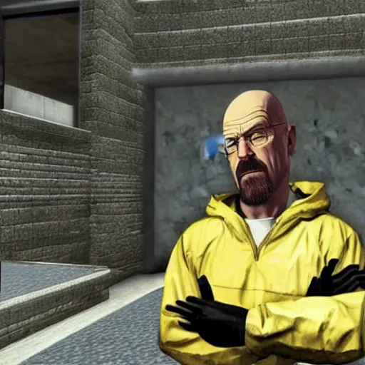 Image similar to walter white in counter strike