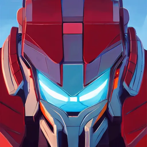 Image similar to face icon stylized minimalist transformers, loftis, cory behance hd by jesper ejsing, by rhads, makoto shinkai and lois van baarle, ilya kuvshinov, rossdraws global illumination