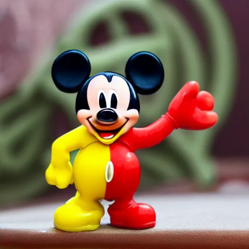 Prompt: mickey mouse as a haribo gummy bear,