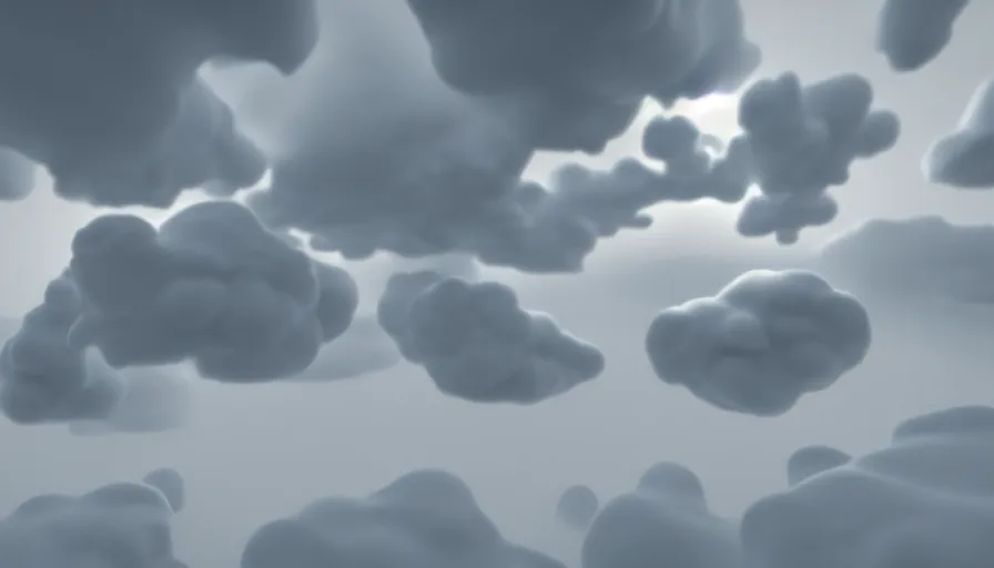 Image similar to VDB Voxel!! Rendering of Volumetric Cloud, High Quality, Hyperrealistic Rendering, Octane, Redshift, Smooth Gradients