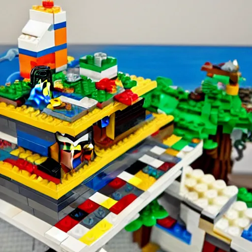 Prompt: the video game lego island