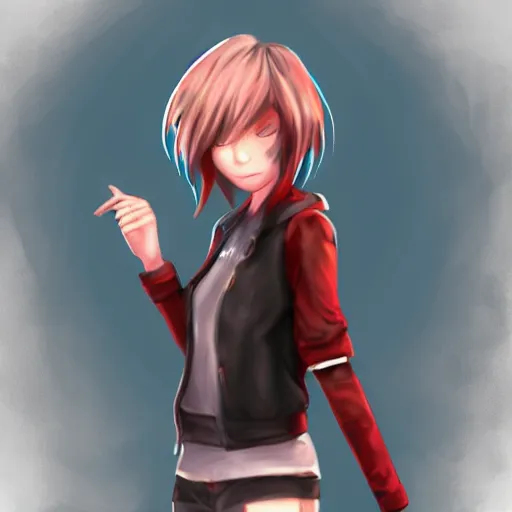 Image similar to Maxine Caulfield in League of Legends. Digital Art