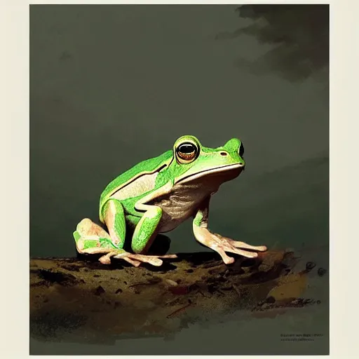 Image similar to frog wearing hockey uniform, intricate, sharp focus, illustration, highly detailed, digital painting, concept art, matte, art by ruan jia and wlop and greg rutkowski, masterpiece