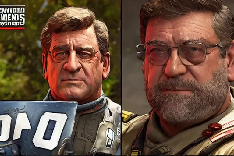 Image similar to john goodman in apex legends