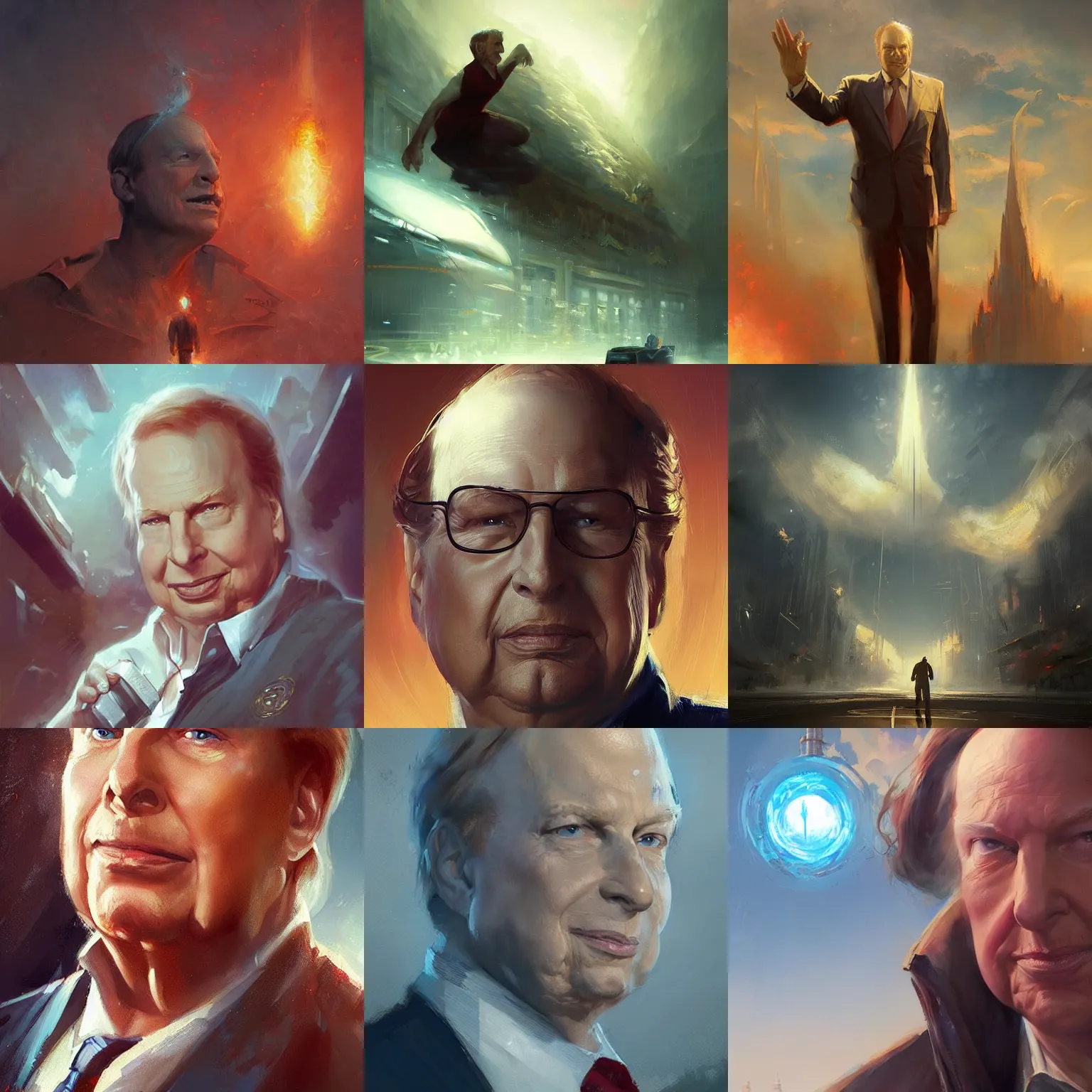 Prompt: l. ron hubbard by greg rutkowski, trending on artstation, favorites on deviantart, high quality art. artwork masterpieces, award winning