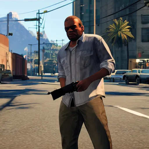 Prompt: Grand Theft Auto 6, game screenshot