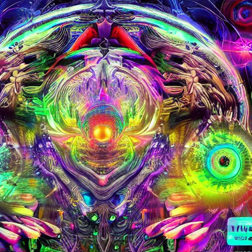 Image similar to psytrance artwork 4 k digital trending on art station magic land full of mushrooms