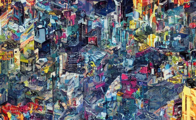 Image similar to ultra cyberpunk city and character, shusei nagaoka, kaws, david rudnick, airbrush on canvas, pastell colours, cell shaded!!!, 8 k