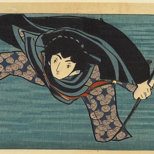 Prompt: Kohada Koheiji by Hokusai