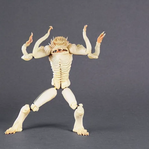 Prompt: 1980s action figure of Cthulu creature, studio photography isolated on a white background,