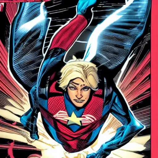 Prompt: xqc in a marvel comic book