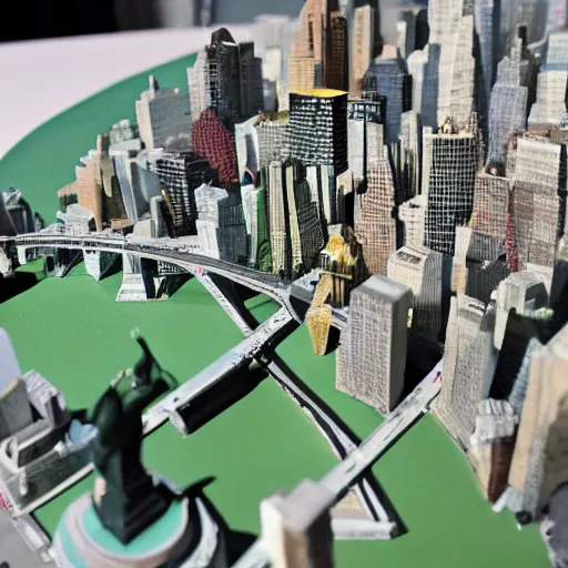 Image similar to new york city, claymation style, very detailed