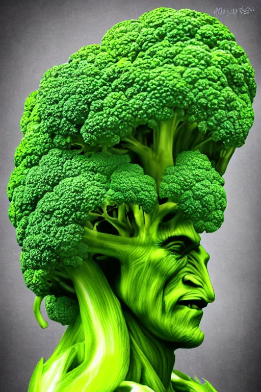 ripped broccoli man, highly detailed, digital art, | Stable Diffusion ...
