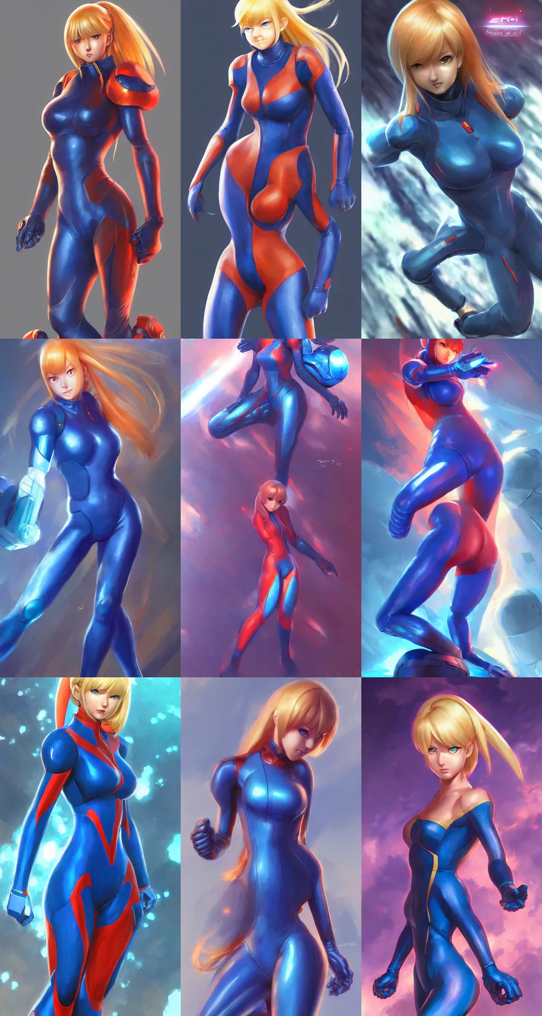 Prompt: zero suit samus, by stanley artgerm lau, wlop, rossdraws, james jean, andrei riabovitchev, marc simonetti, and sakimi chan, trending on artstation