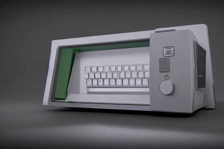 Image similar to the apple lisa if it was built in 2 0 2 2, 4 k, hd, concept art