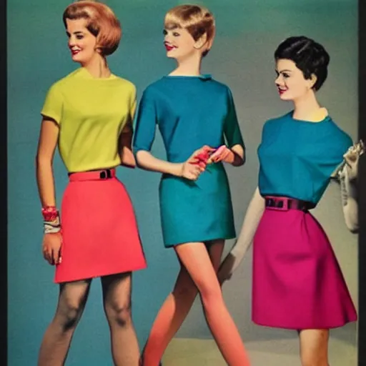 Image similar to trendy colors 1 9 6 0