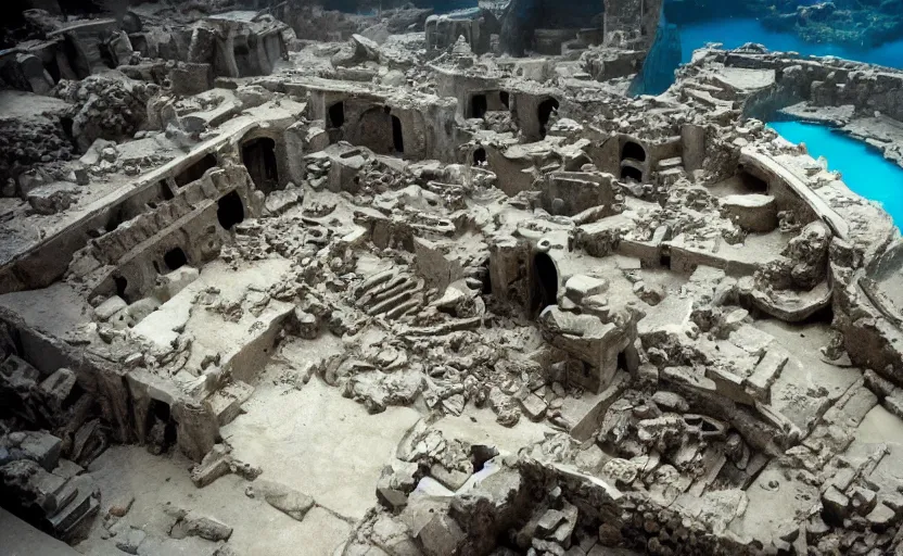Image similar to The crumbled city of Atlantis uncovered, national geographic