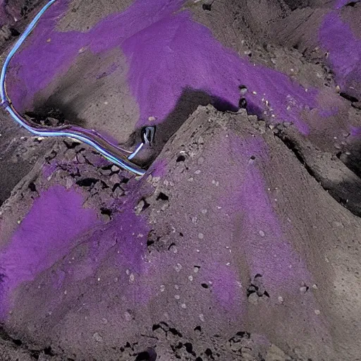 Image similar to deep purple and violet mine