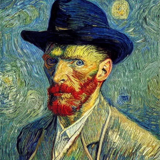 Prompt: ensor van gogh by salvador patrick duffill dali, by donato giancola