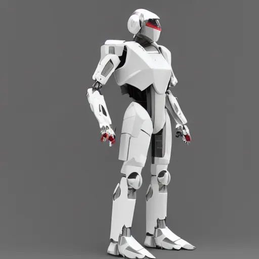 Prompt: mecha suit , white android , cyber punk armor , white armor , white transformer like humanoid, 8k , 8octane render