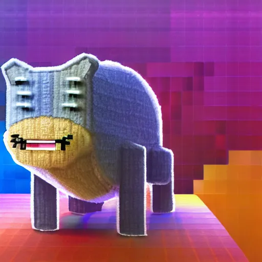 Prompt: nyan cat, realistic, 4k, detailed, furry, studio lighting,