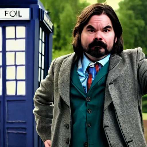 Prompt: matt berry as doctor who