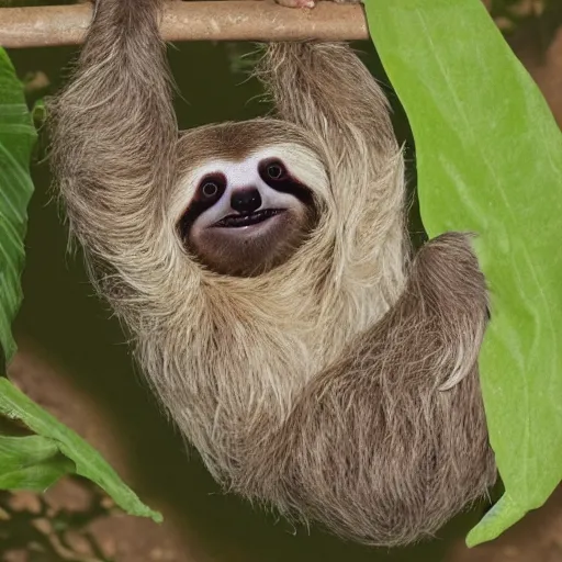 Prompt: little mr screaming sloth by richard hargreaves