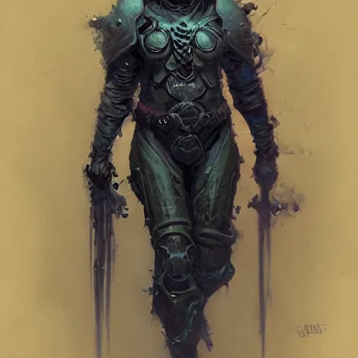 Image similar to Void Cultist ,candid , fantasy character portrait by Donato Giancola, Craig Mullins, digital art, artstation