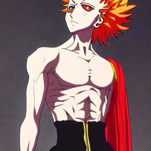 Image similar to portrait of hisoka hunter x hunter