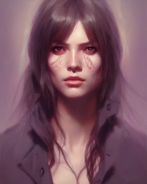 Prompt: karl - heinz urban!!!, fine - face, audrey plaza, realistic shaded perfect face, fine details. anime. magali villeneuve, artgerm, jeremy lipkin and michael garmash and rob rey