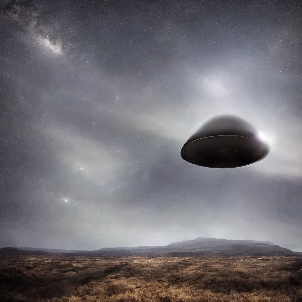 Image similar to huge mysterious ufo ignoring the laws of physics over a natural scene. detailed otherwordly material. entries in the 2 0 2 0 sony world photography awards.