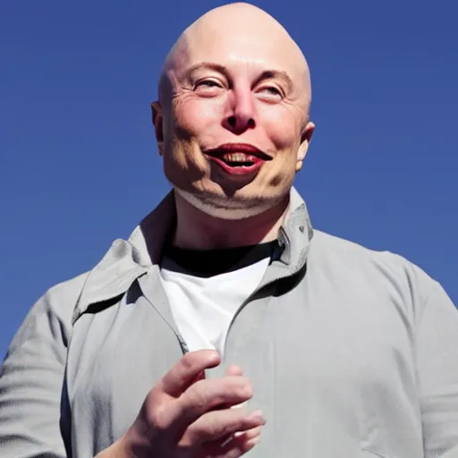 Elon Musk as Dr. Evil with his pinky finger to his | Stable Diffusion