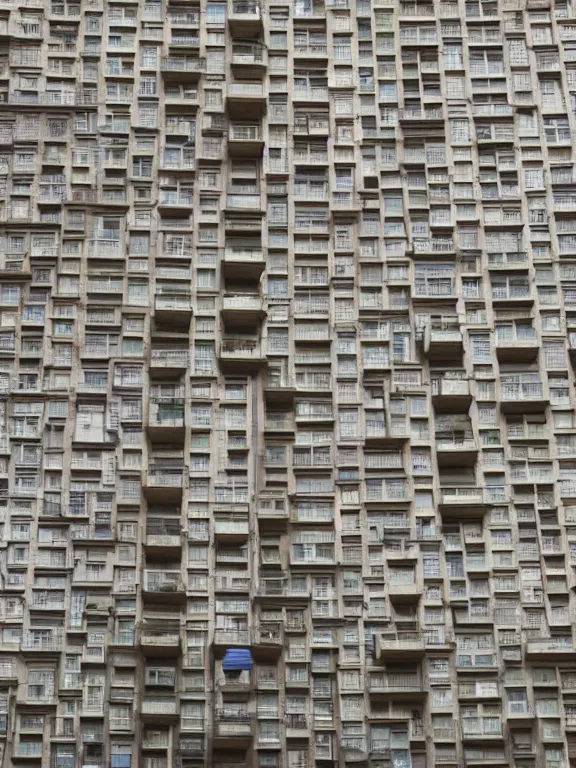 Image similar to full soviet apartment building, photo