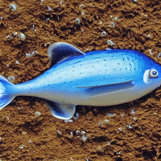 Prompt: land fish. scientific photo