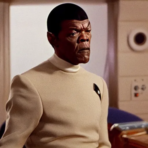 Image similar to Samuel L Jackson as Spock