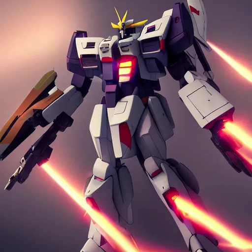 Prompt: Gundam mech concept art, octane render, studio lighting, Cinematic shot 6 --s 2244760831