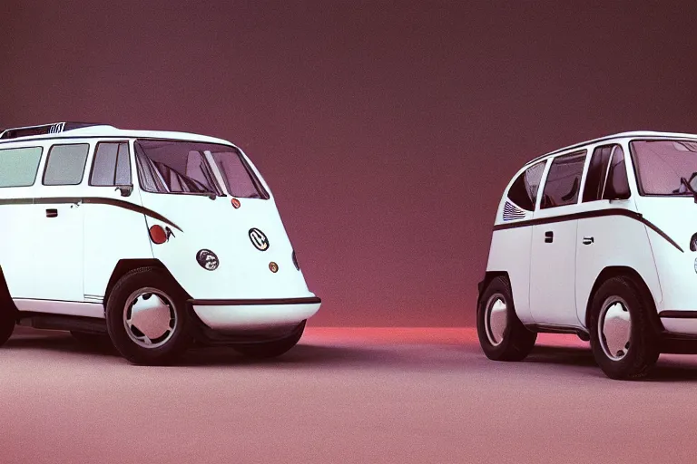 Image similar to designed by giorgetto giugiaro futuristic and 2 0 2 0 porsche vw bus, ektachrome photograph, volumetric lighting, f 8 aperture, cinematic eastman 5 3 8 4 film